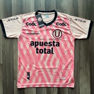 Universitario de Deportes 2023 Marathon Sports Salmon black Apuesta Total NWT